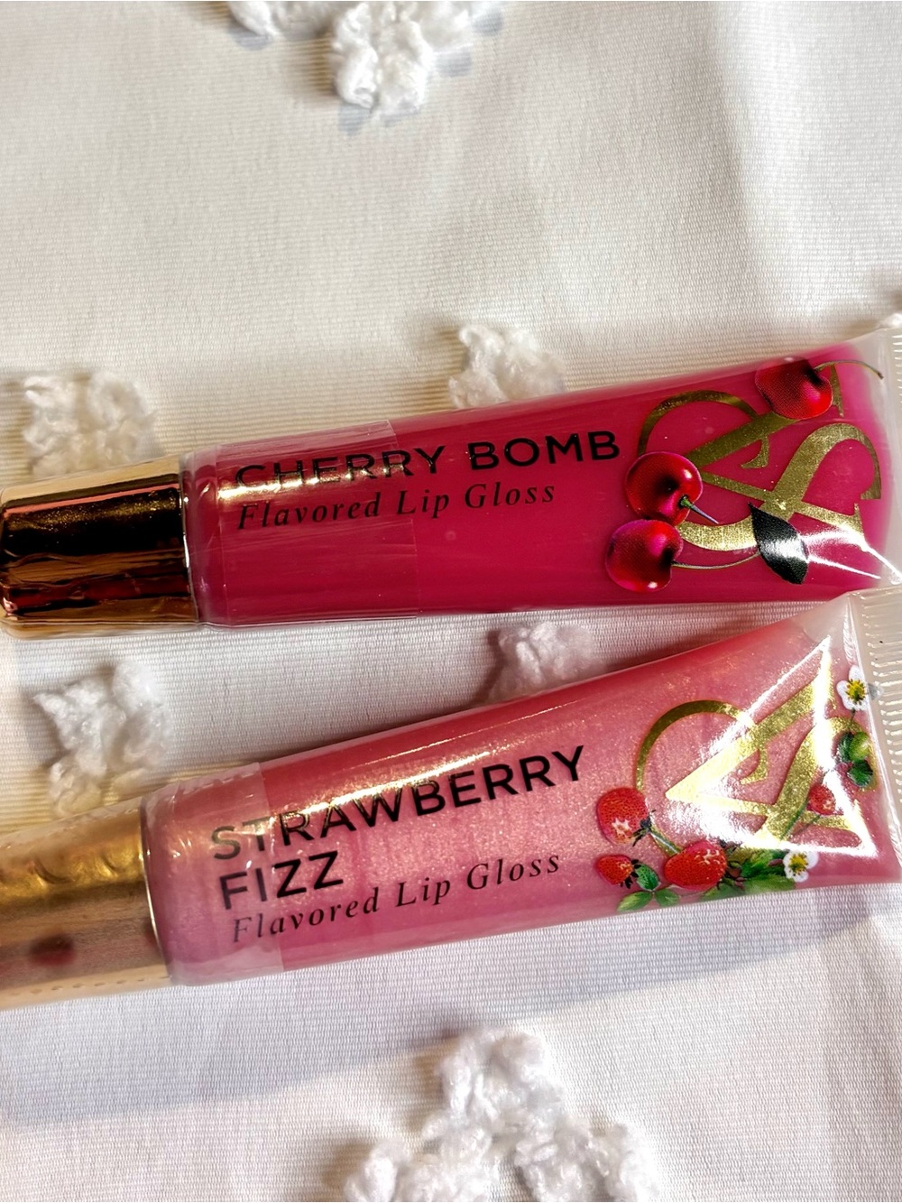 Flavored Lip Gloss — Vibrant Hot Pink Shine